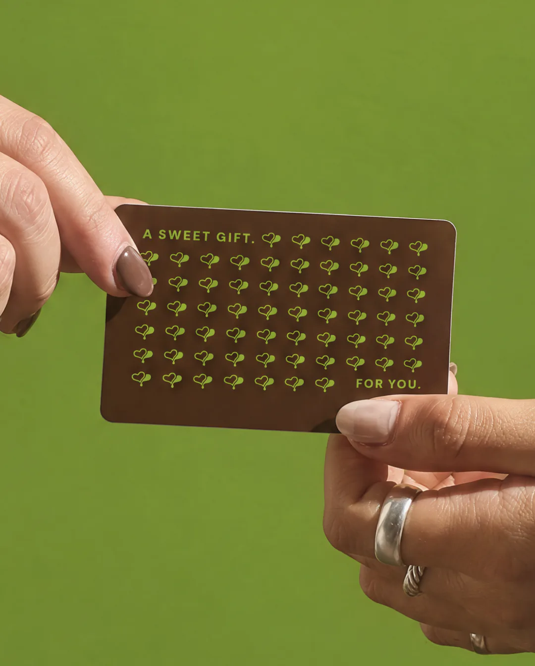 Pure Lovin' Chocolate rebrand by Round 3, gift card