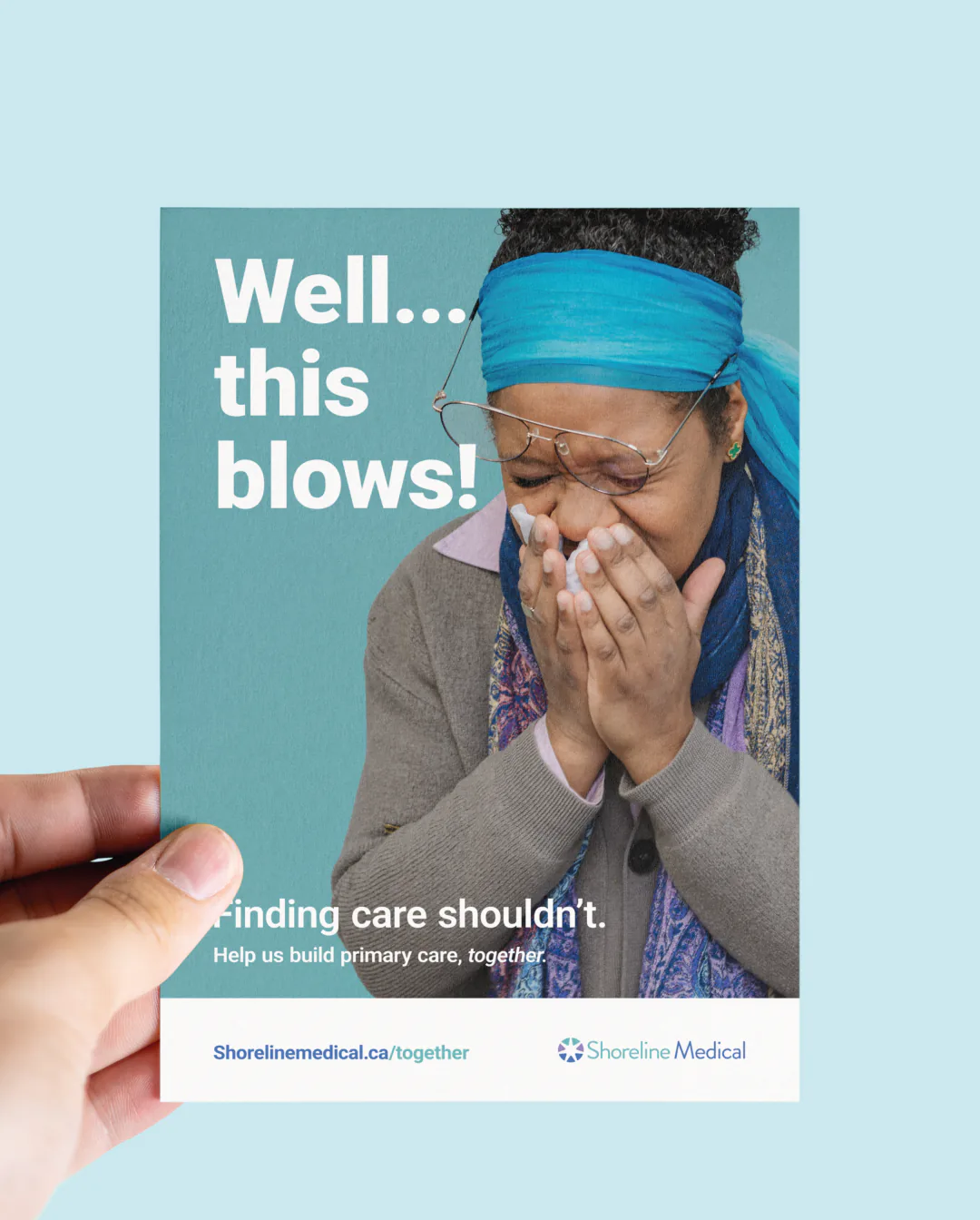 shoreline-medical-fundraising-campaign-2025-26-finding-care-shouldnt-flyer Shoreline Medical "Finding care shouldn't" fundraising flyer